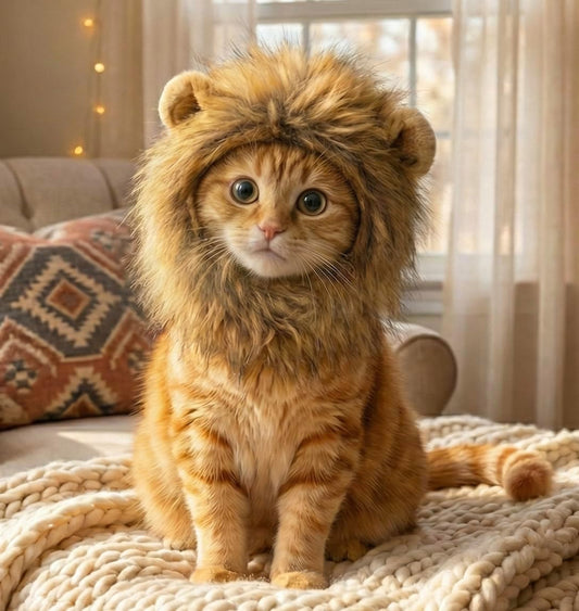 Lion Mane Costume for Cats