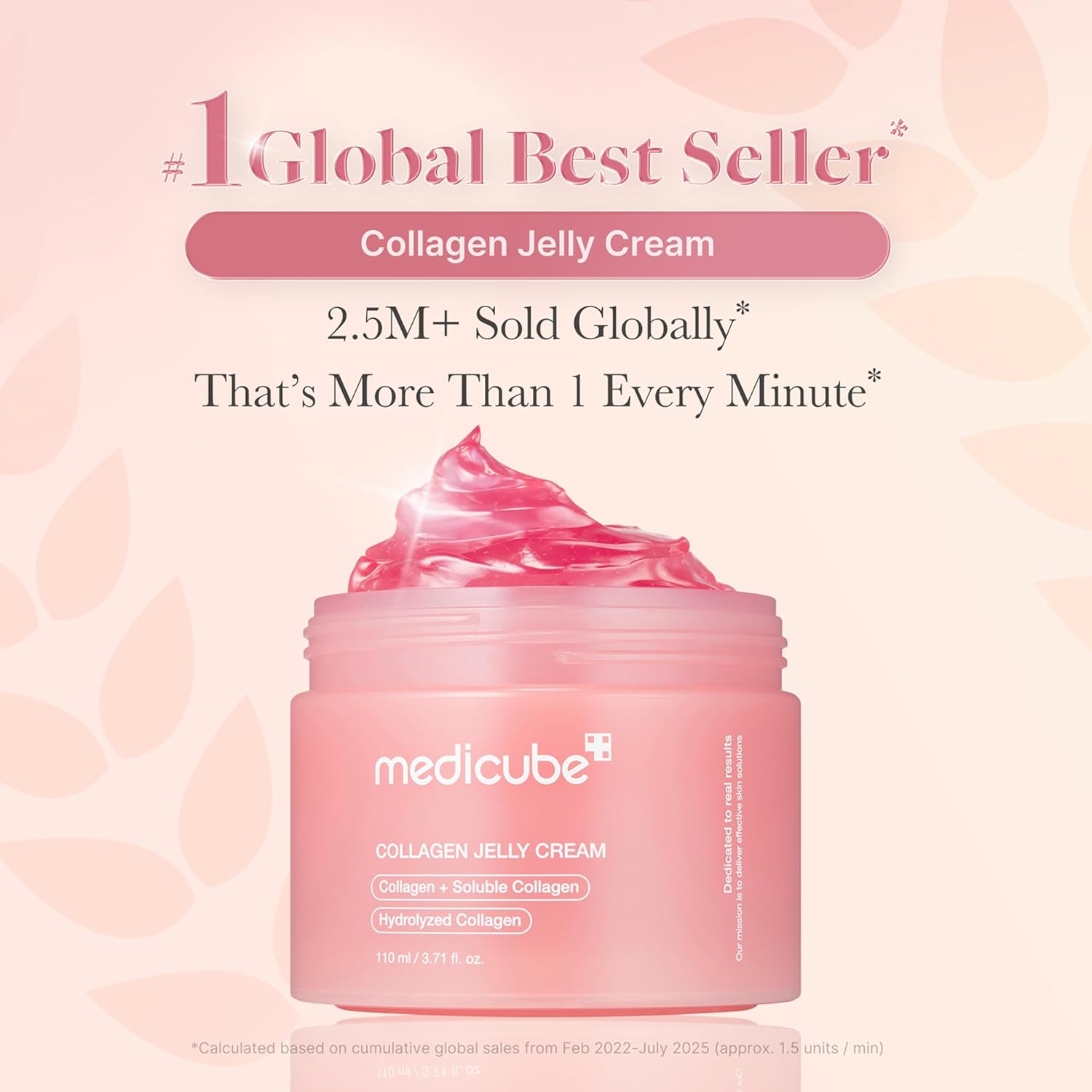 Jelly Cream with Collagen, Niacinamide | Freeze-Dried Hydrolyzed Collagen for Skin Barrier Hydration & 24H Glow | Plumper, Firmer Looking Skin | 3.71 Fl.Oz